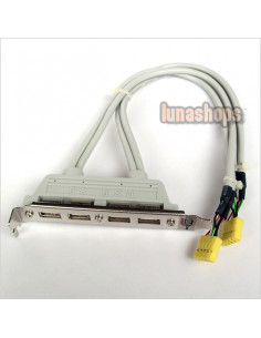 BAHIA USB 2 0 EXTERNA LATERAL 4 PUERTOS