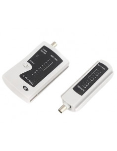 TESTER PARA CABLES BNC Y CABLES ETHERNET RJ-45 