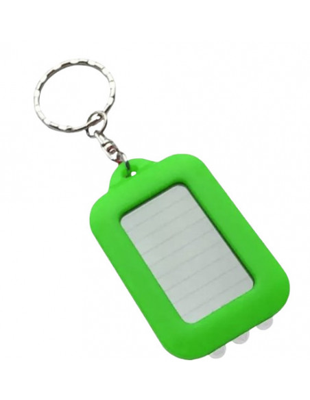LLAVERO VERDE SOLAR 3 LEDS REACONDICIONADO