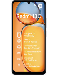 SMARTPHONE XIAOMI REDMI 13 NFC 6 67  4G 8GB 256GB