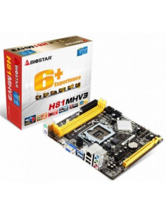 PLACA BASE BIOSTAR H81MHV3 INTEL S1150 LGA1150 4ºG