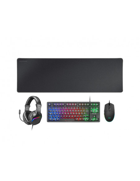 KIT COMBO PACK MCPRGB3 NEGRO MARS GAMING