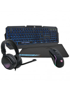 PACK GAMING DEEPX-WING2 SETUP 4 EN 1 TECLADO RATON