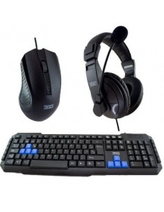 PACK GAMING 3GO COMBODRILEH TECLADO RATON AURICULA