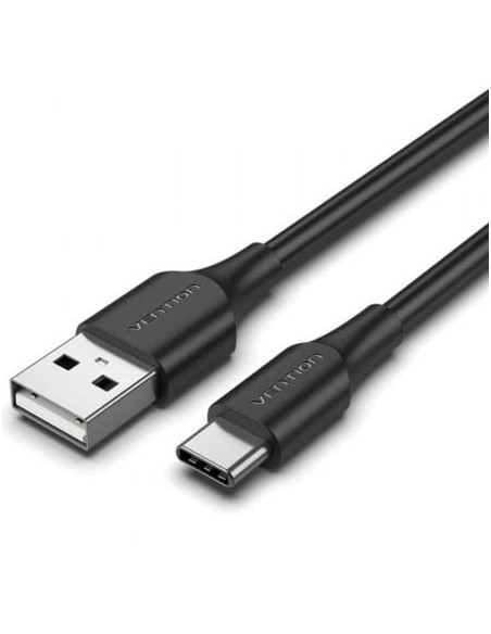 CABLE DATOS CARGA USB2 0AM TIPO-C USB-C NEGRO 25CM