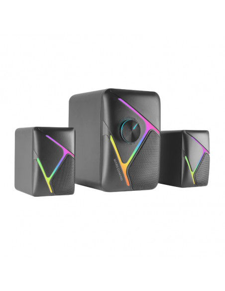 ALTAVOCES 2 1 MARS GAMING MS-H21 35W RGB NEGRO