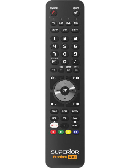 MANDO TV PROGRAMABLE USB SUPERIOR FREEDOM 4EN1BULK