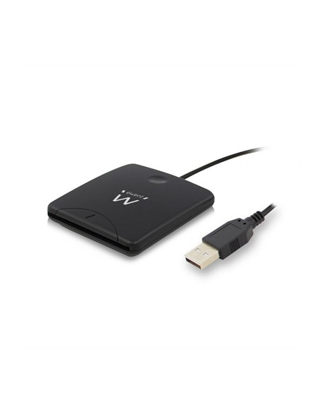 LECTOR DE DNI USB 2 0 EWENT EW1052 NEGRO