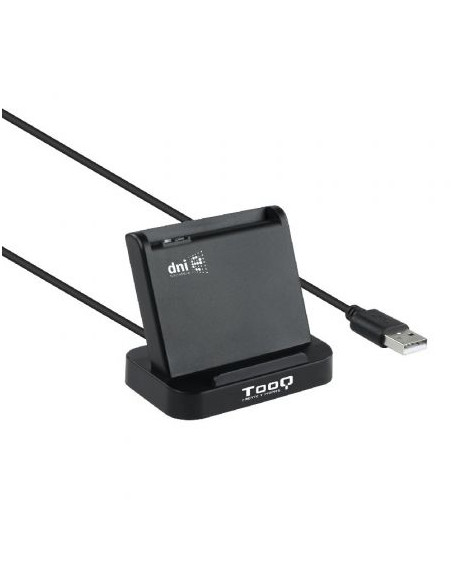 LECTOR DE DNI TOOQ TQR-220B USB 2 0 NEGRO