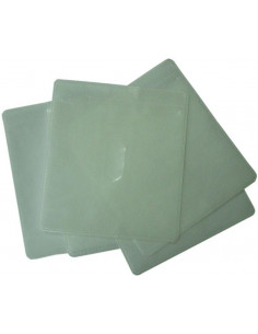 FUNDA DOBLE PVC/ALGODON CD/DVD/BLUERAY PACK 100U