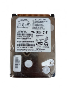 DISCO DURO 2 5  HITACHI 40GB IDE MOD  DK23EA-40