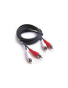 CABLE AUDIO 2XRCA MACHO MACHO SATYCON 1 2 METROS