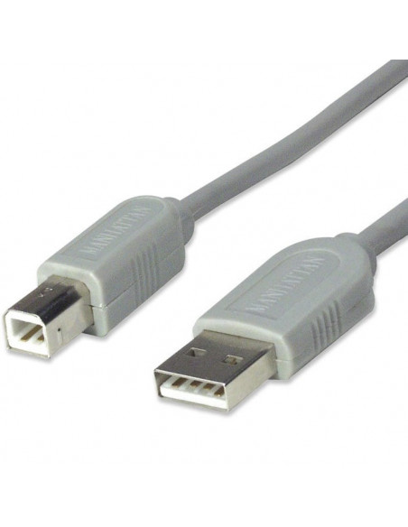 CABLE USB 2 0 MANHATTAN 341028 4 5M  IMPRESORAS 