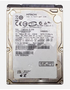  DISCO DURO HDD 2 5  SATA 250GB HITACHI HCC545025B