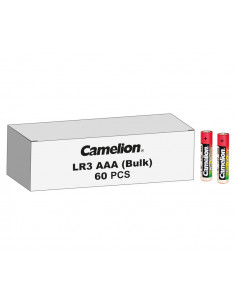 PILAS ALCALINAS CAMELION LR03 AAA BULK CAJA 60