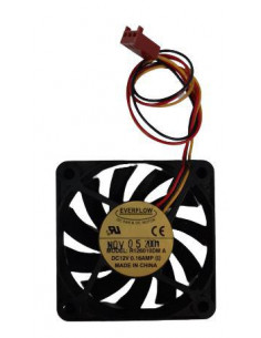 VENTILADOR EVERFLOW 60X10MM 12V 3P R126010DM USADO